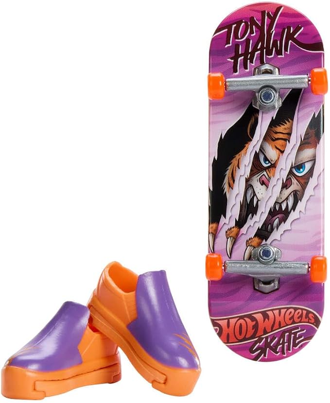 Patineta Para Dedos Con Tenis Finger Board HOT WHEELS