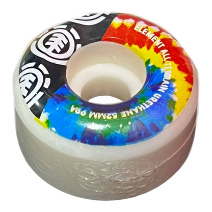 Set Ruedas Arcoiris Skate Conicas 52mm ELEMENT