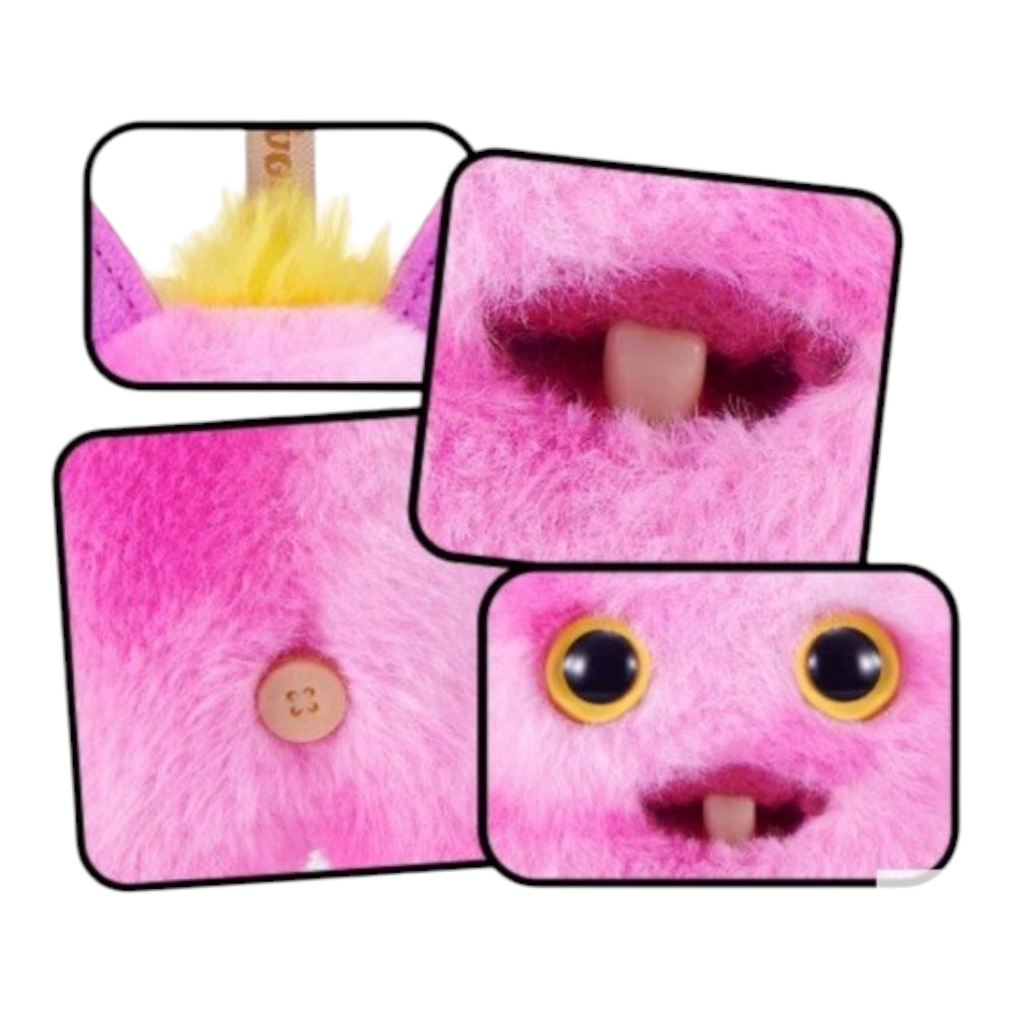 Llavero Fuggler Conejo Baby Pinkles FUGGLERS ZURU