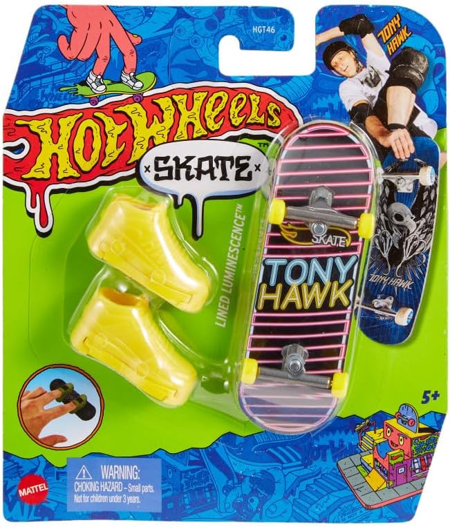 Patineta Para Dedos Con Tenis Finger Board HOT WHEELS