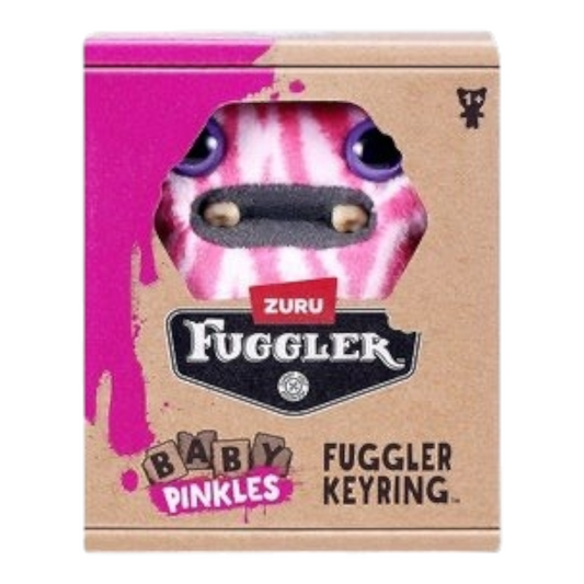 Llavero Fuggler Atigrado Baby Pinkles FUGGLERS ZURU