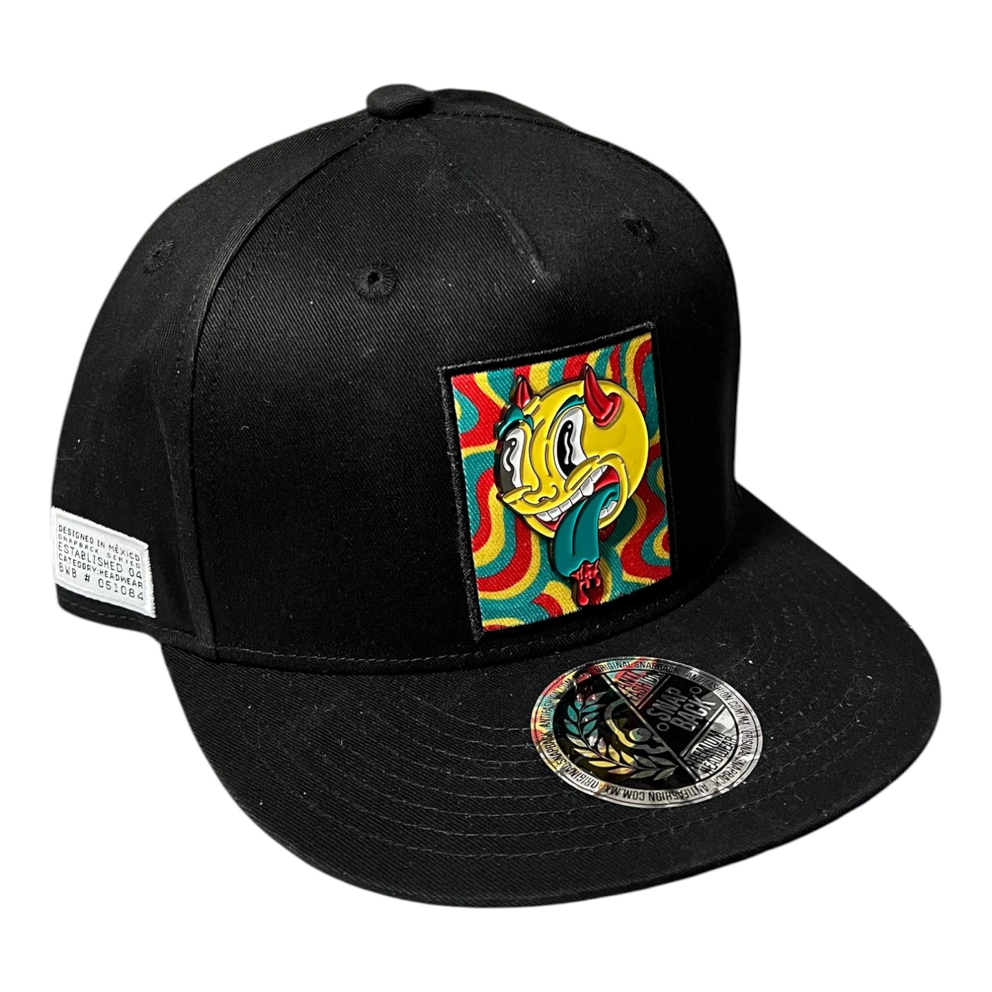 Gorra Negra Happy Trip ANTIFASHION
