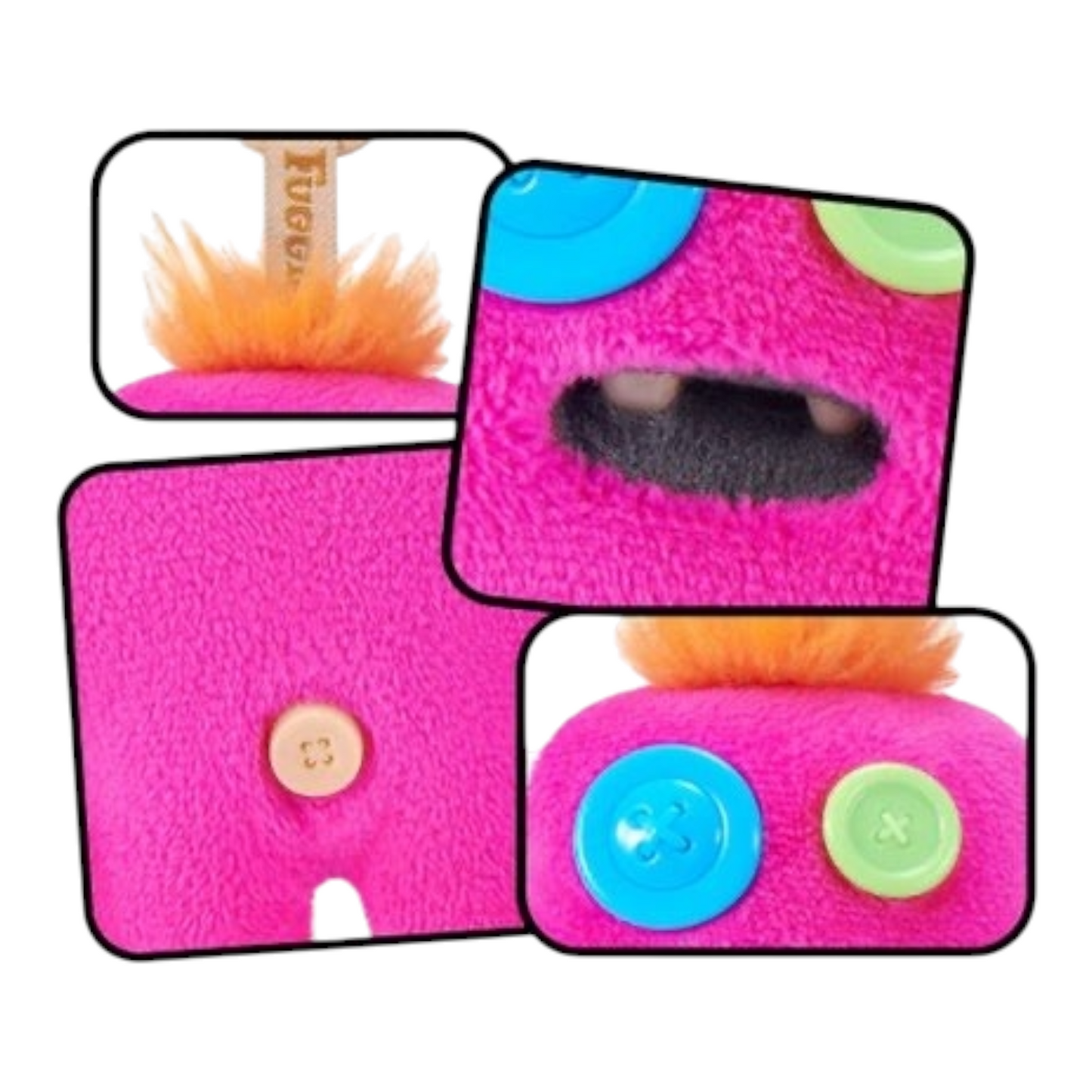 Llavero Fuggler Botones Baby Pinkles FUGGLERS ZURU