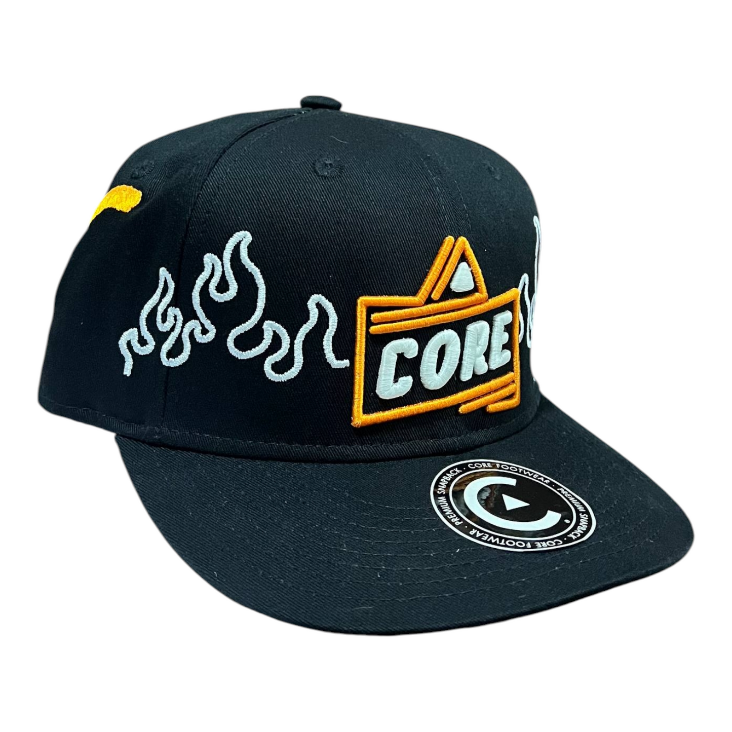 Gorra Negra Flamas CORE