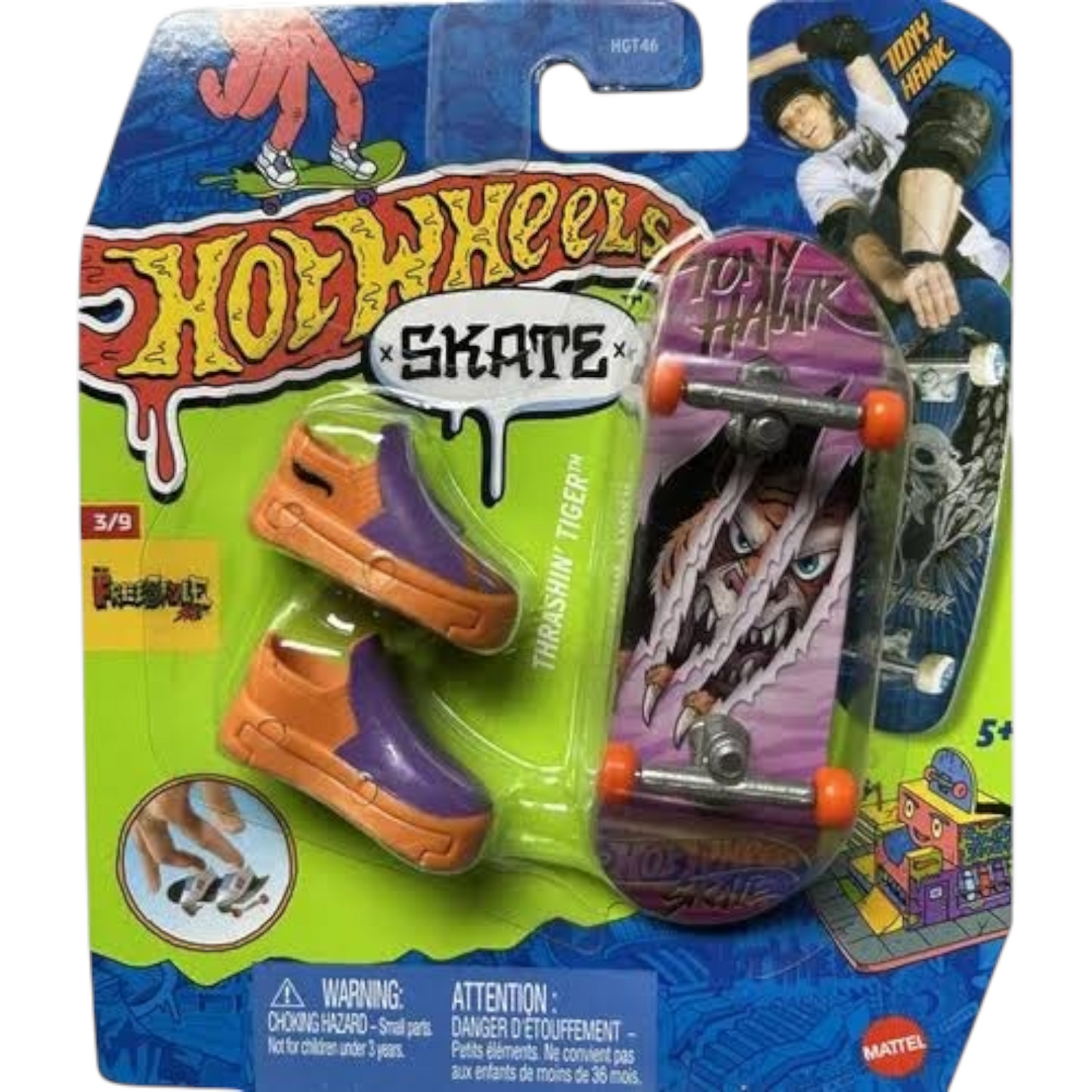 Patineta Para Dedos Con Tenis Finger Board HOT WHEELS