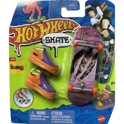 Patineta Para Dedos Con Tenis Finger Board HOT WHEELS