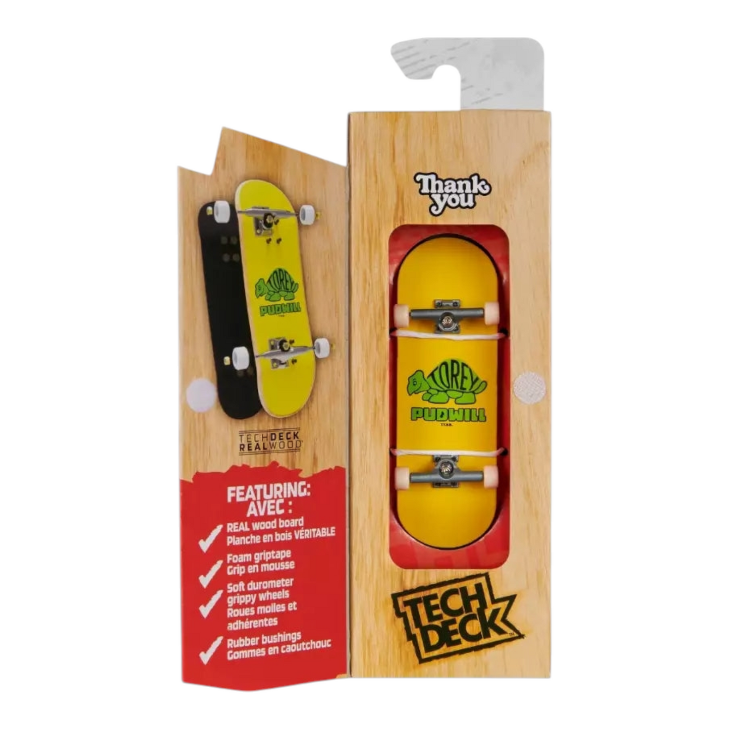 Tortuga Finger Board Thank You Profesional Tech Deck Performance