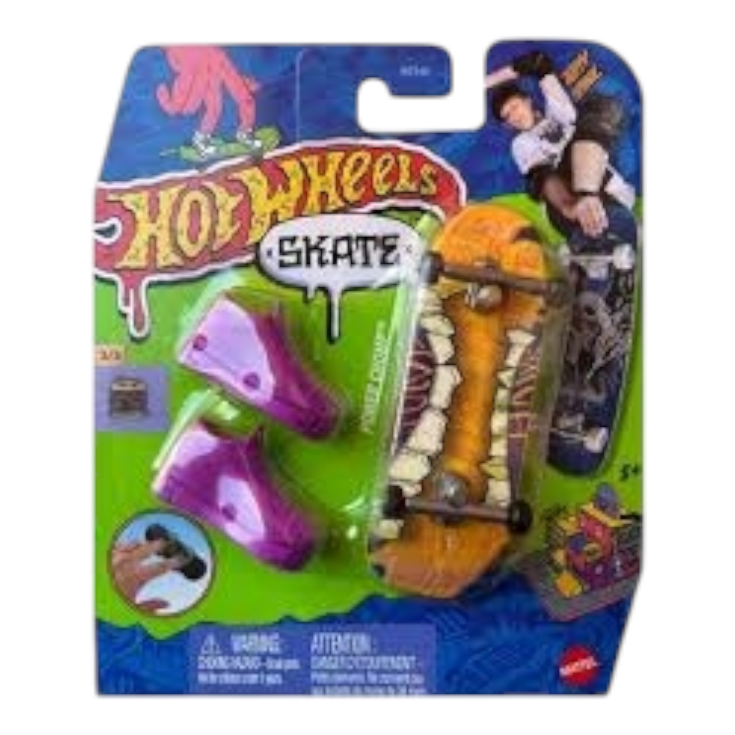 Patineta Para Dedos Con Tenis Finger Board HOT WHEELS