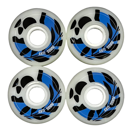 Set Ruedas Azul Skate Conicas 56mm ANTIFASHION