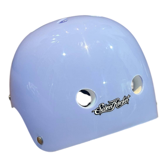 Set Protecciones Lila SWEET ROCKET Casco, Rodilleras, Coderas, Muñequeras