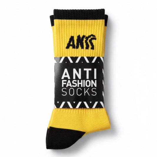 Calcetines Amarillo Distorsionado Antifashion 