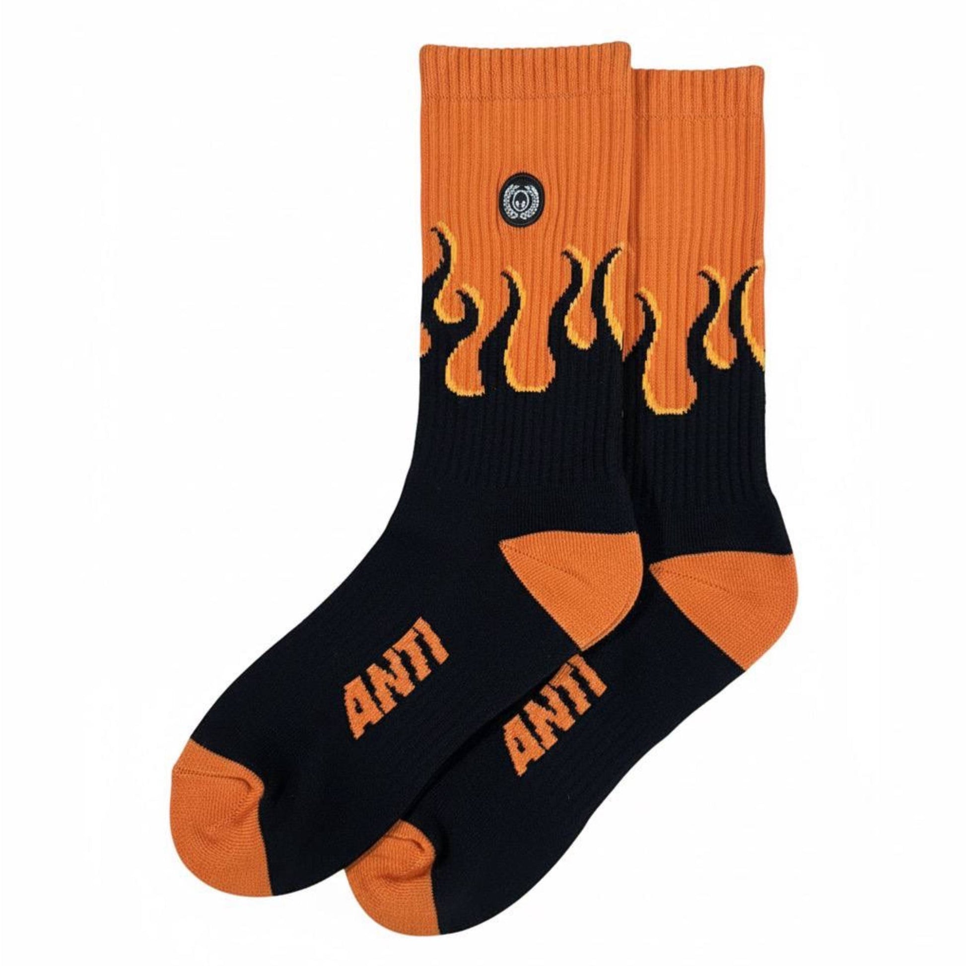Calcetines Flamas Naranjas Antifashion