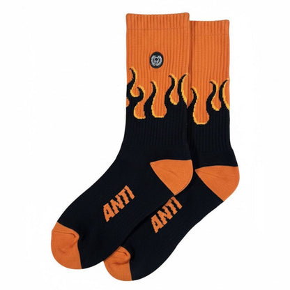Calcetines Flamas Naranjas Antifashion