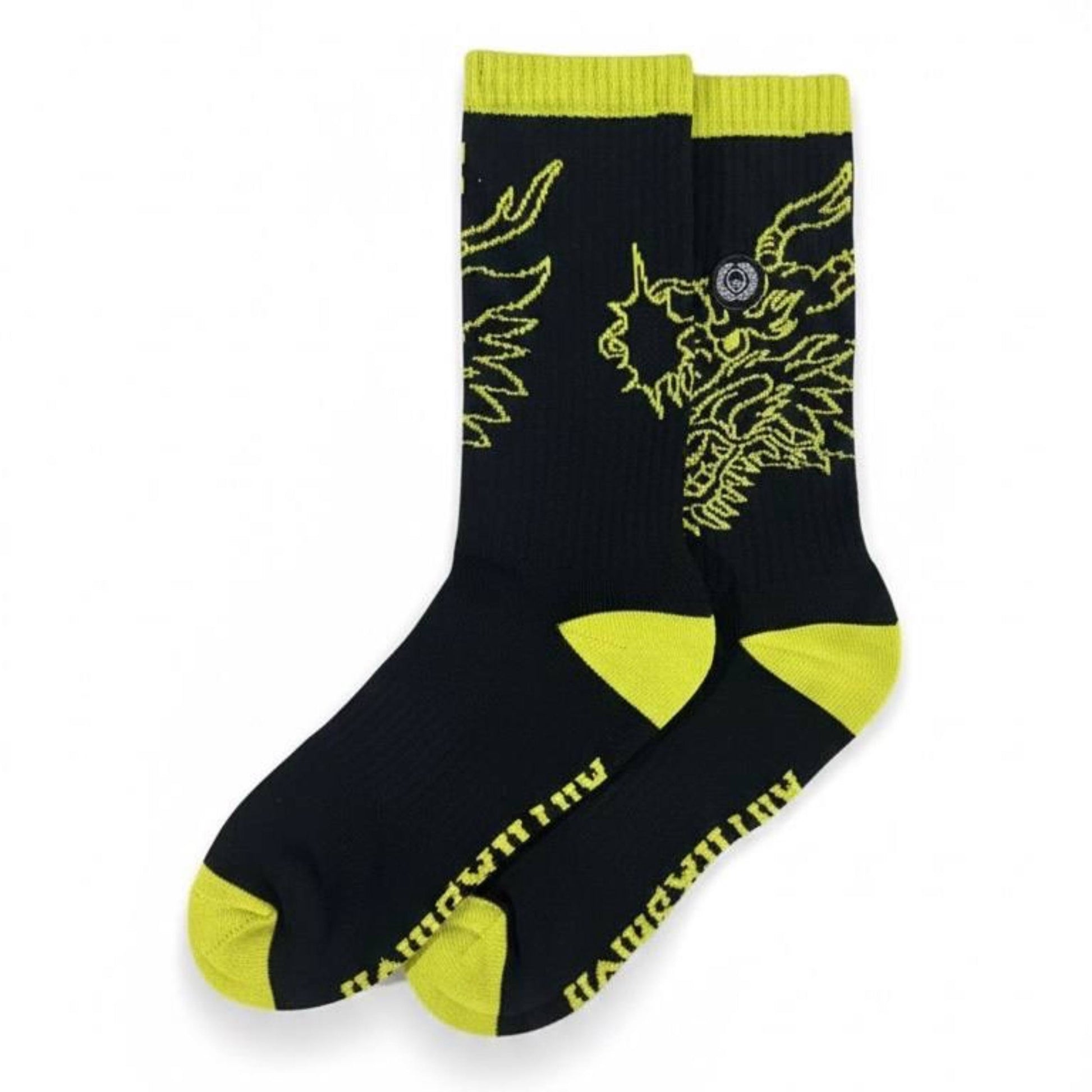 Calcetines Negras Dragon Antifashion 