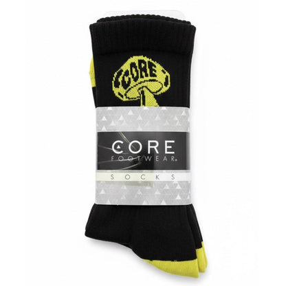 Calcetines Negras Hongos Core