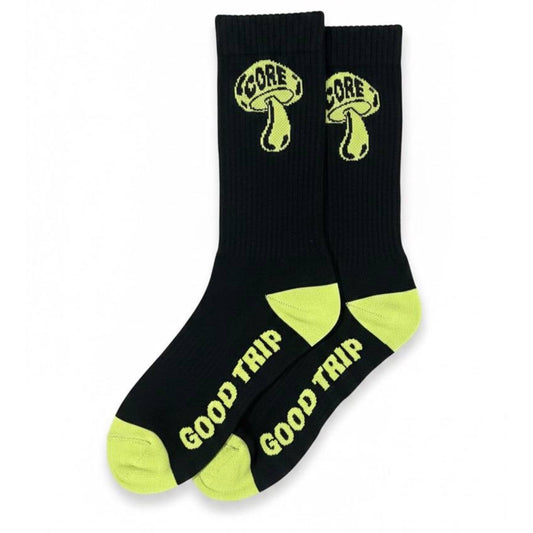 Calcetines Negras Hongos Core