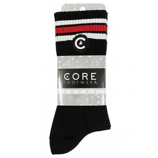 Calcetines Negras Rayadas Core
