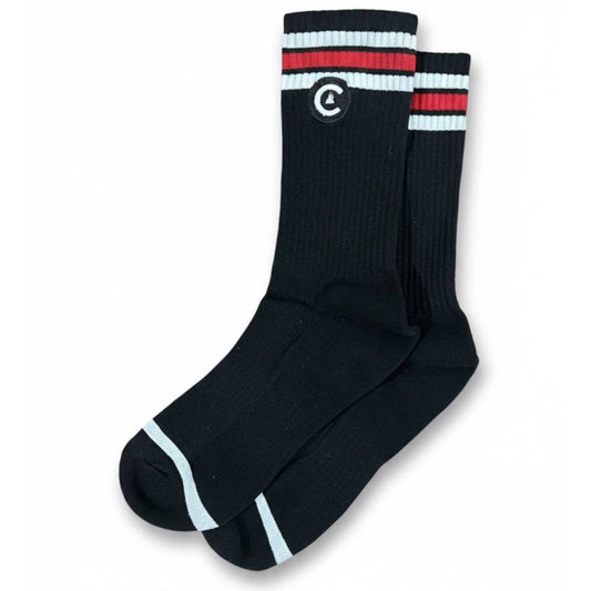 Calcetines Negras Rayadas Core