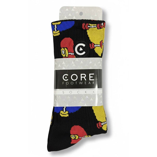 Calcetines Negras Skate Core