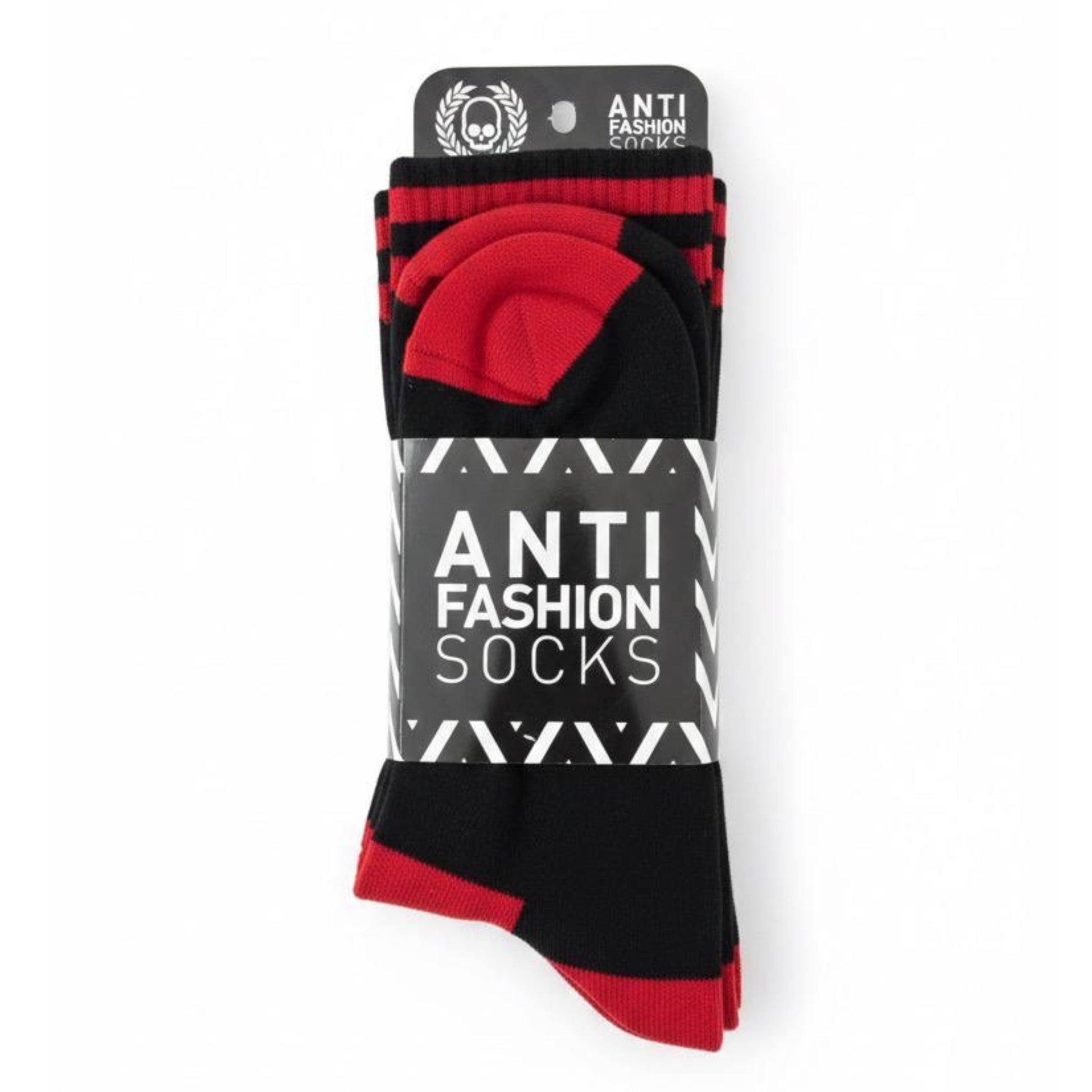 Calcetines Rayas Rojas Antifashion 