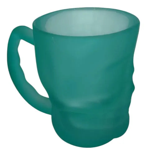 Taza Calavera De Vidrio Verde 380ml DARK
