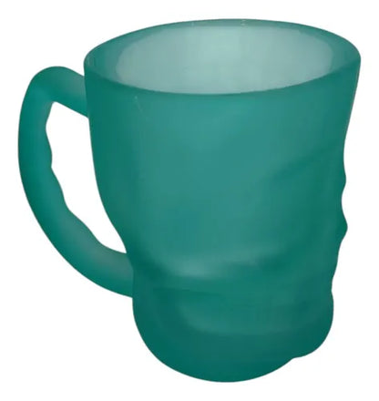 Taza Calavera De Vidrio Verde 380ml DARK