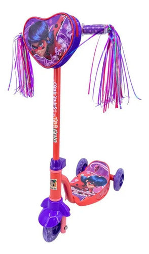 Scooter Patín Miraculous Led Altura Ajustable APACHE