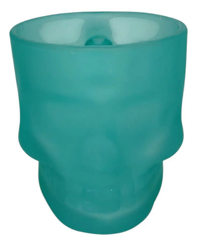 Taza Calavera De Vidrio Verde 380ml DARK