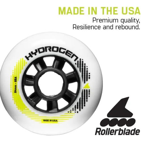 Set 4 Ruedas 84mm 85a Hydrogen ROLLERBLADE 