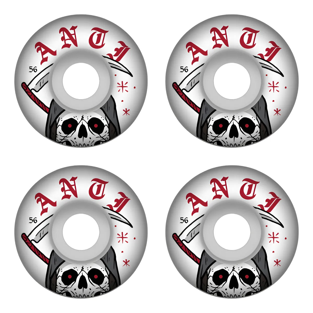 Set Ruedas Parca Skate Conicas 54mm ANTIFASHION