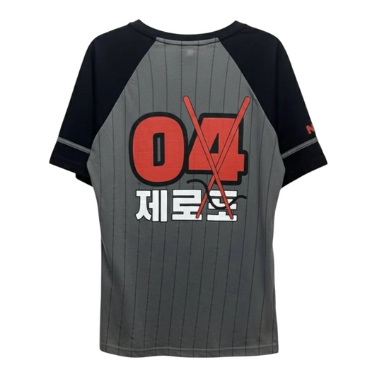 Playera Negro Y Rojo BaseBall ANTIFASHION