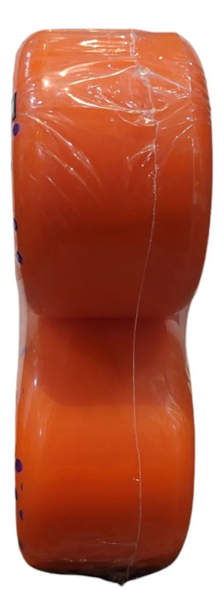 Set Ruedas Naranjas Para Longboard 70mm Sweet Rocket