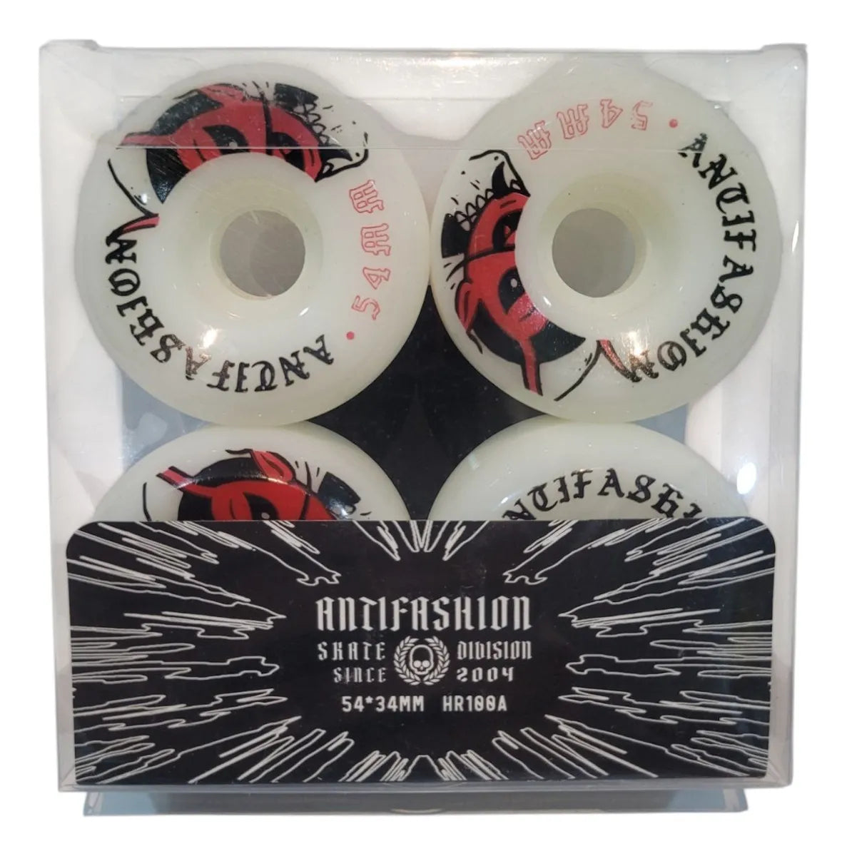Set Ruedas Diablo Skate Conicas 54mm ANTIFASHION