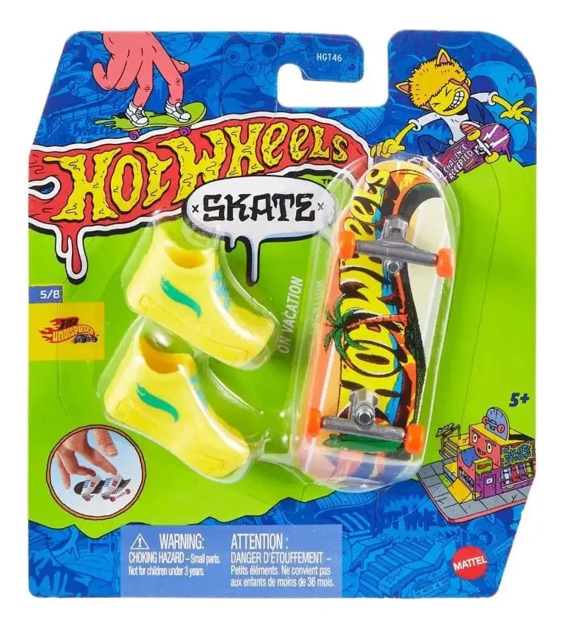 Patineta Para Dedos Con Tenis On Vacation Finger Board HOT WHEELS