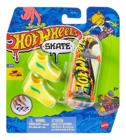 Patineta Para Dedos Con Tenis On Vacation Finger Board HOT WHEELS