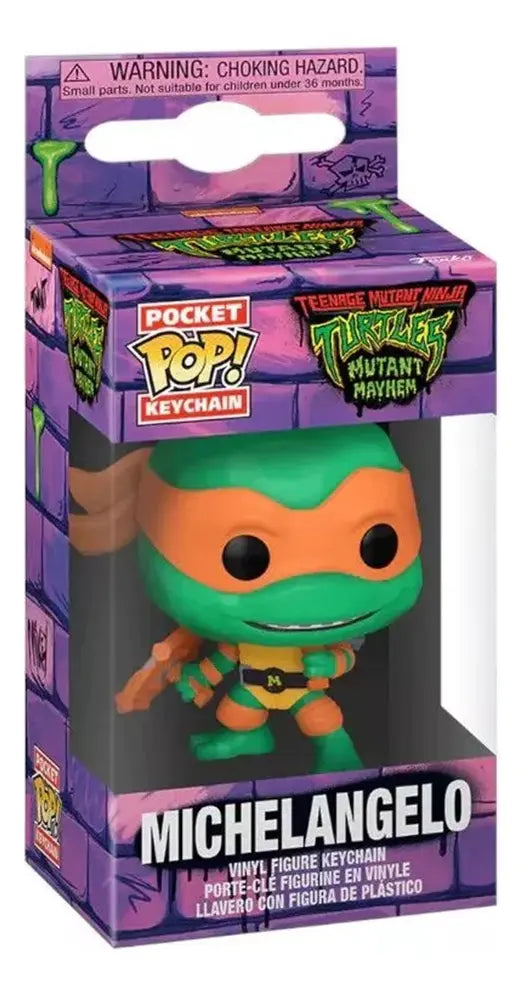 Llavero Michelangelo Pocket Pop Keychain