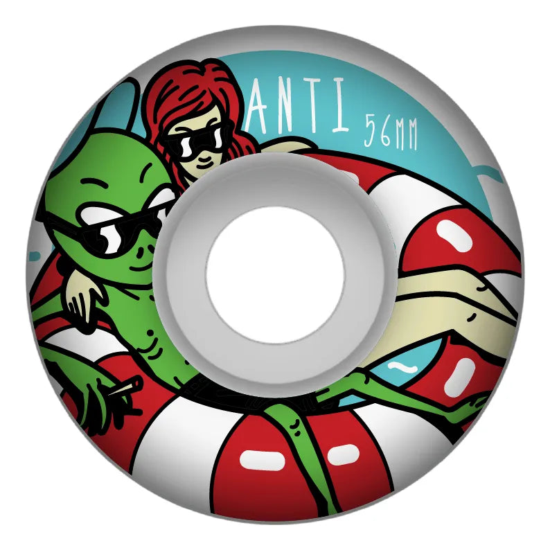 Set Ruedas Alien Skate Conicas 56mm ANTIFASHION