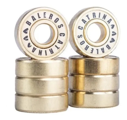 Set Baleros Dorados Abec 9 Skate CATRINA