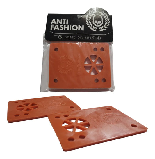 Elevadores Naranjas Para Skate 3mm ANTIFASHION