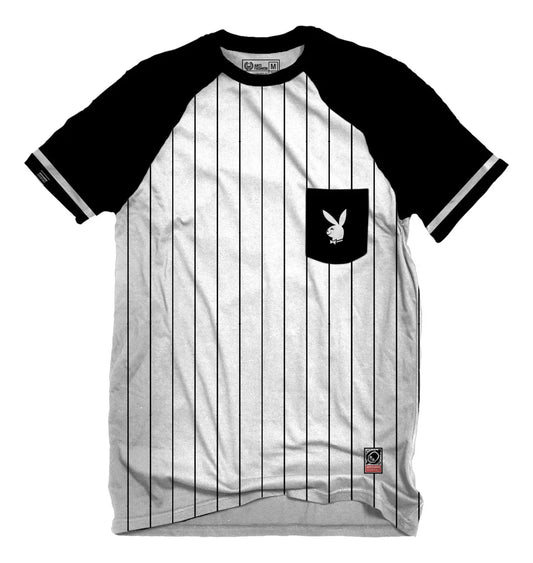 Playera Negro Y Blanco BaseBall ANTIFASHION