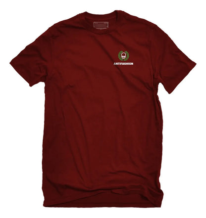Playera Roja Craneos ANTIFASHION