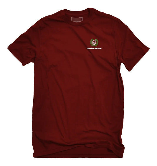 Playera Roja Craneos ANTIFASHION