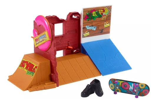 Set Skate Park Hot Wheels Finger Board Donut