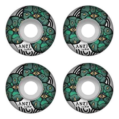 Set Ruedas Peyote Skate Conicas 56mm ANTIFASHION