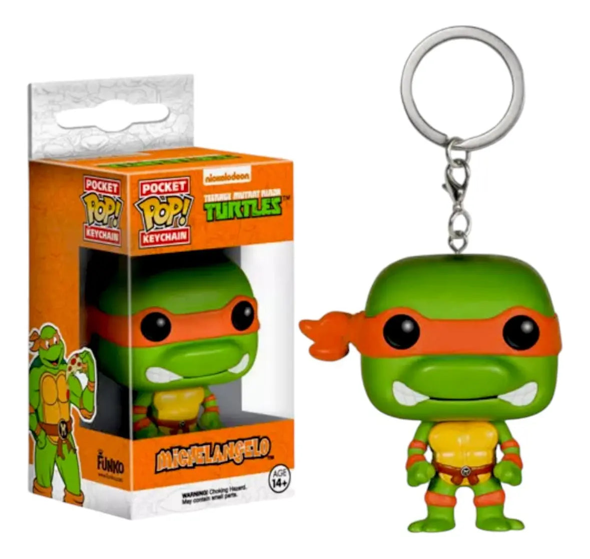 Llavero Tortuga Ninja Pop Keychain