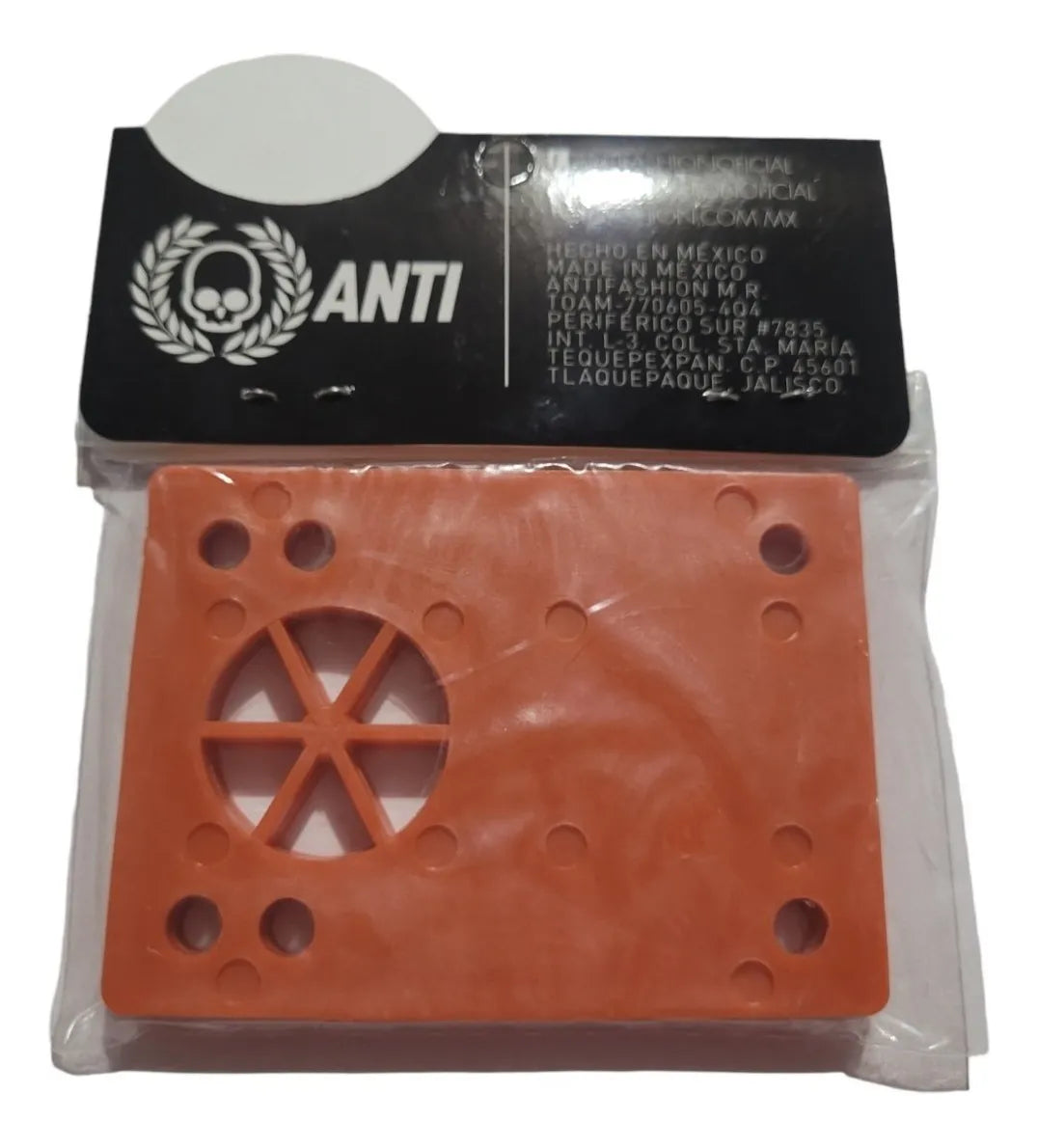 Elevadores Naranjas Para Skate 3mm ANTIFASHION