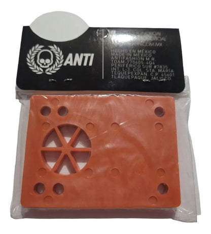 Elevadores Naranjas Para Skate 3mm ANTIFASHION