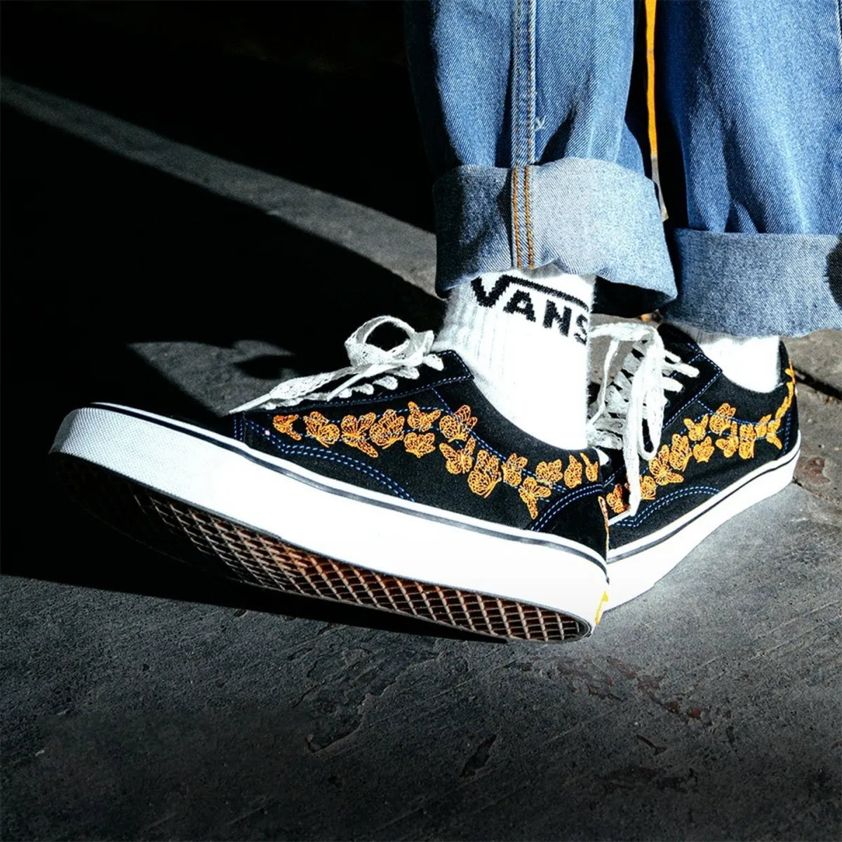 Tenis Dia De Muertos Mariposa Monarca VANS