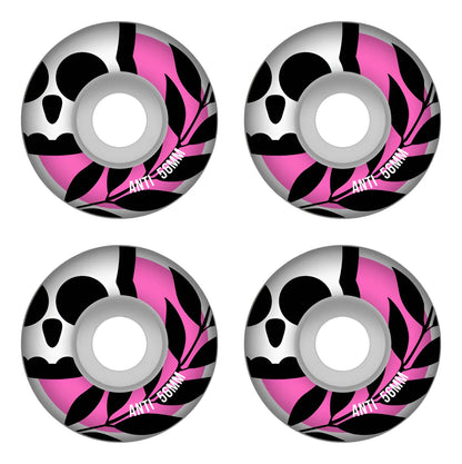 Set Ruedas Rosa Skate Conicas 56mm ANTIFASHION