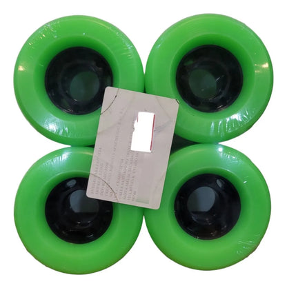 Set Ruedas Verdes Para Longboard 72mm Sweet Rocket